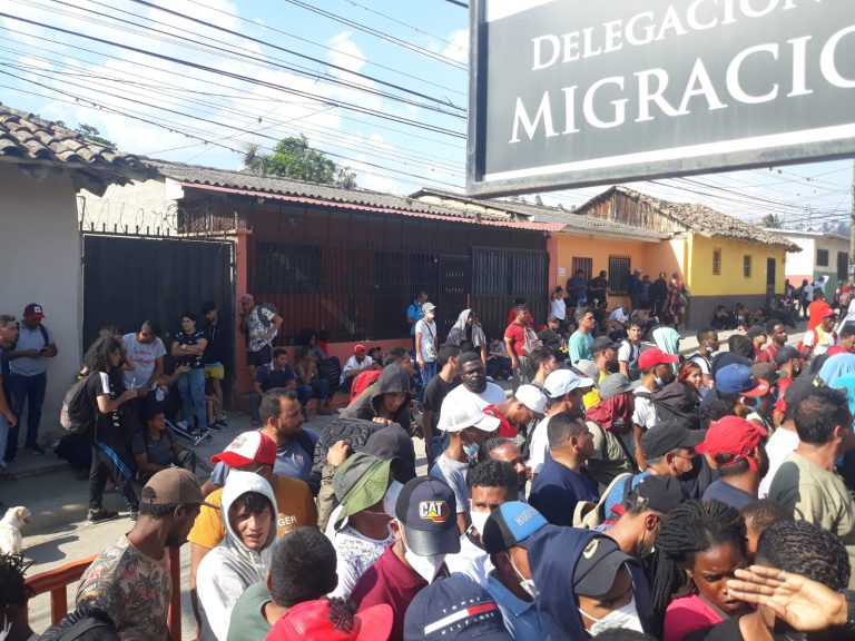 Advierte Delegación Departamental del CONADEH: Incremento del flujo de personas migrantes podría colapsar la institucionalidad del país