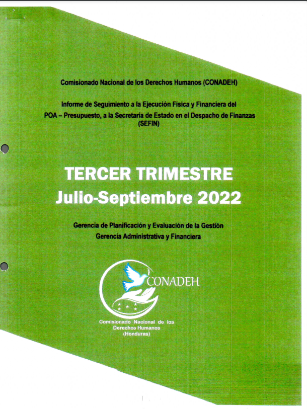 Tercer Informe Trimestral 2022