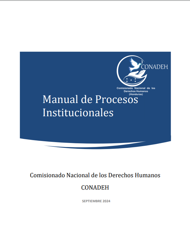 Manual de Procesos del Comisionado Nacional de los Derechos Humanos